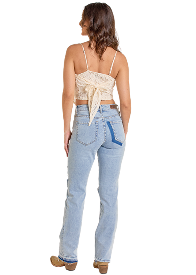 Rock&Roll Ladies Stretch Lace Bandana Top