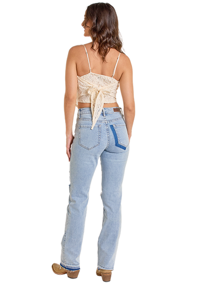 Rock&Roll Ladies Stretch Lace Bandana Top