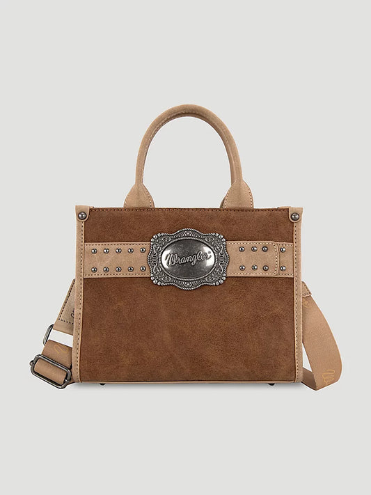 Wrangler  Western Buckle Small Tote Crossbody WG250-81202BR