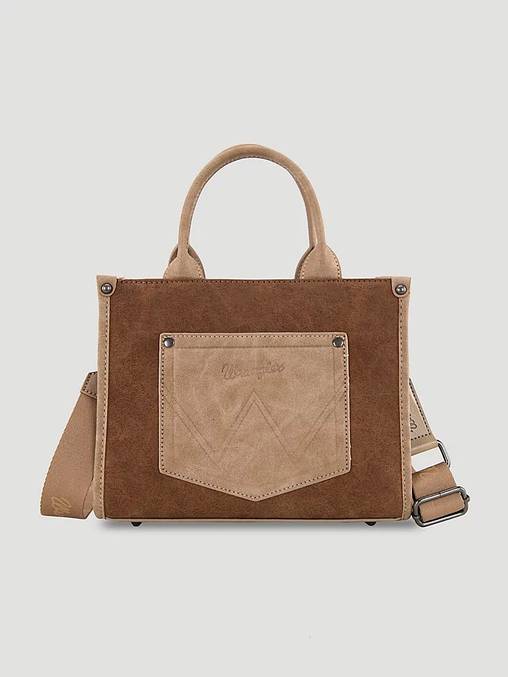 Wrangler  Western Buckle Small Tote Crossbody WG250-81202BR