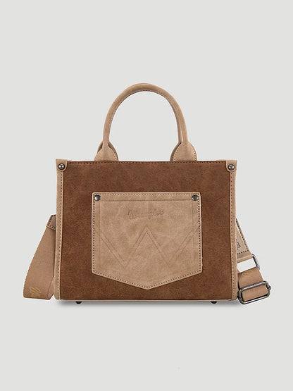 Wrangler  Western Buckle Small Tote Crossbody WG250-81202BR