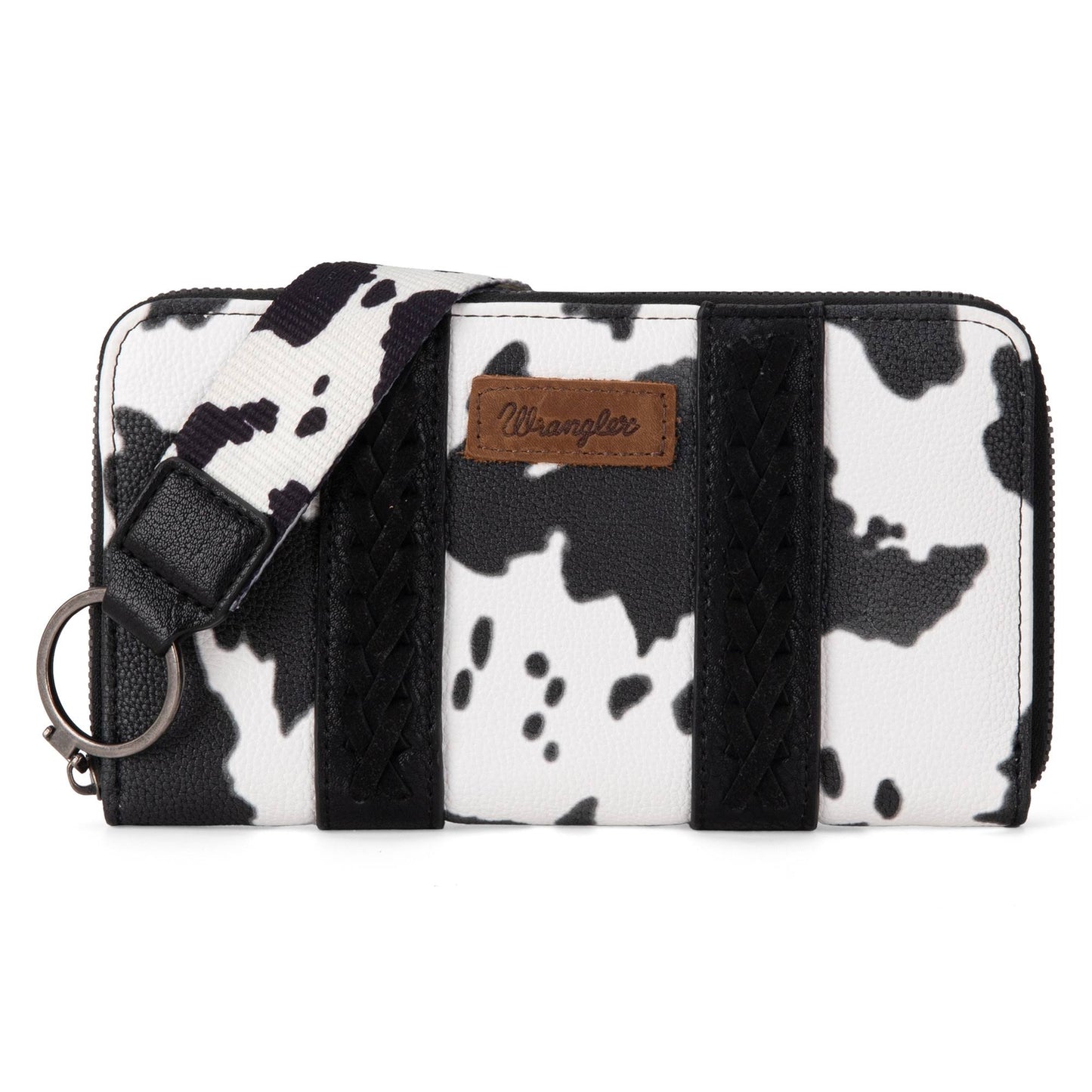 Wrangler Women's Cow Print Wallet WG133-W006BK