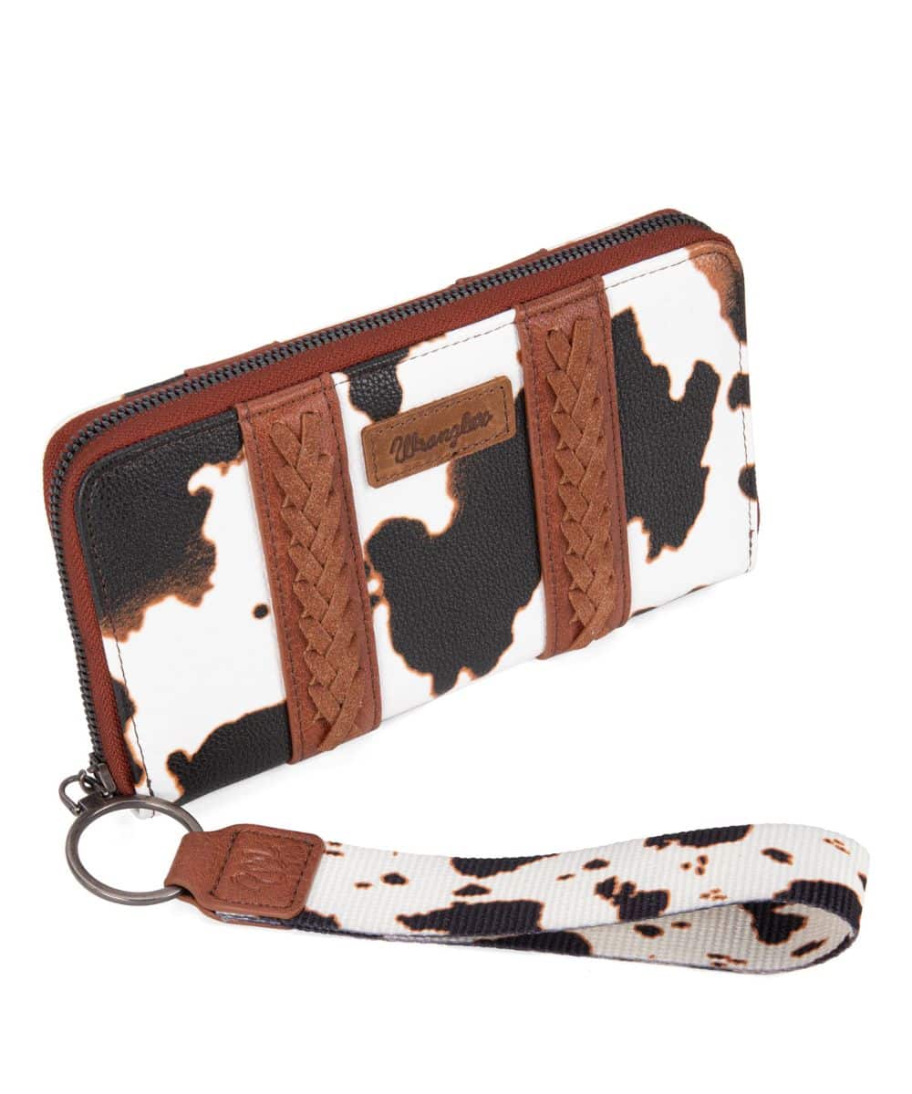 Wrangler Cow Print Wallet WG133-W006BR