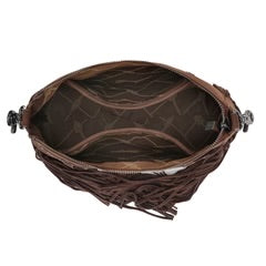 Wrangler Fringe Coffee Buckle Hobo Ladies Purse Wg241-2022Cf