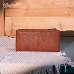 Wrangler Embroidered Bi-Fold Wallet  Brown WG145-212BR