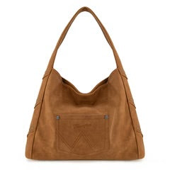 Wrangler Fringe Studded Hobo Bag Brown WG244-9182BR