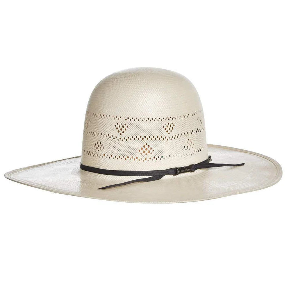 American Hats Double Triangle Vent 4 1/4in. Brim Open Crown 8200 S-CHL-2CSTEEL