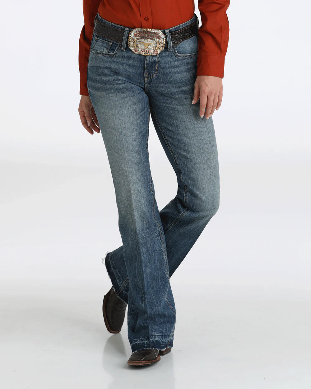 Cinch Women’s Lynden Slim trouser - Medium Stone MJ81454095
