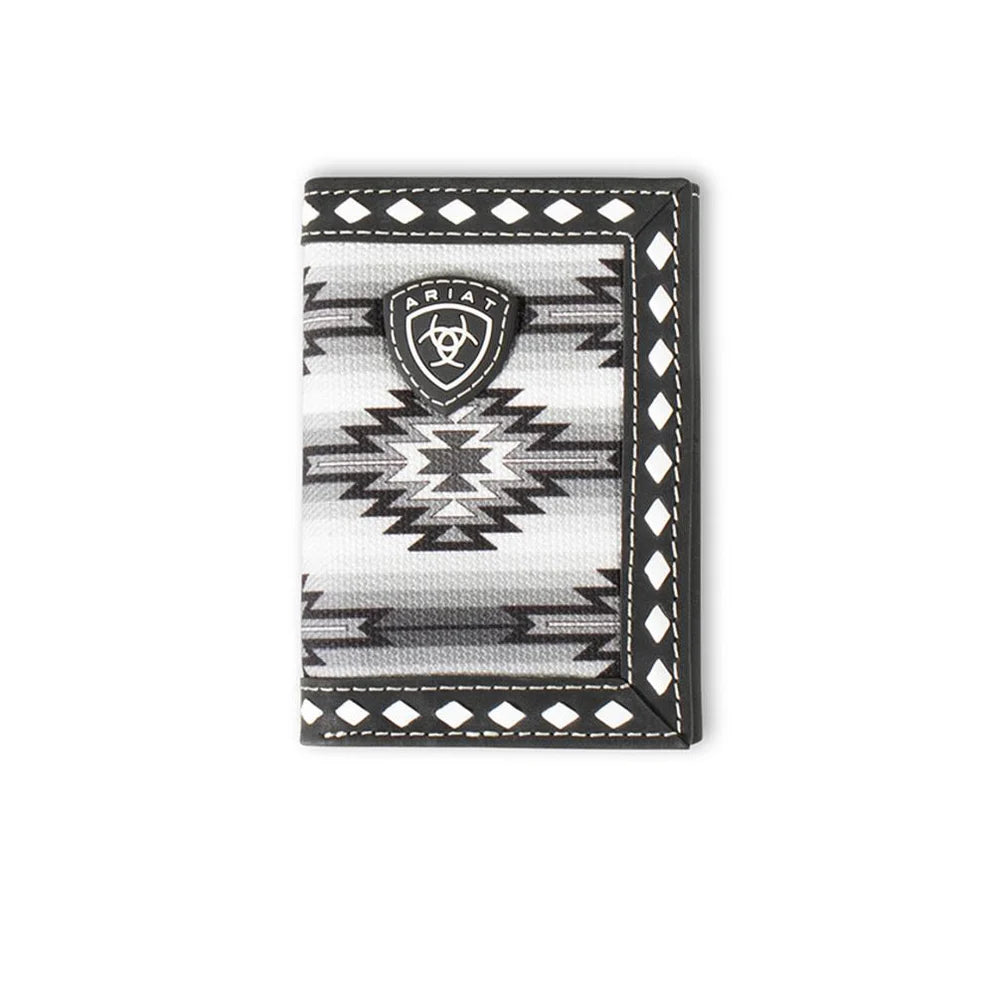 Ariat Trifold Diamond Southwest Wallet A3558901