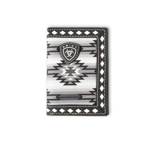 Ariat Trifold Diamond Southwest Wallet A3558901