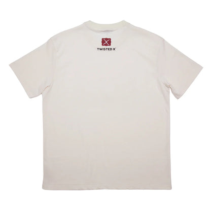 Twisted X Cream Patch T-Shirt TSHIRT006