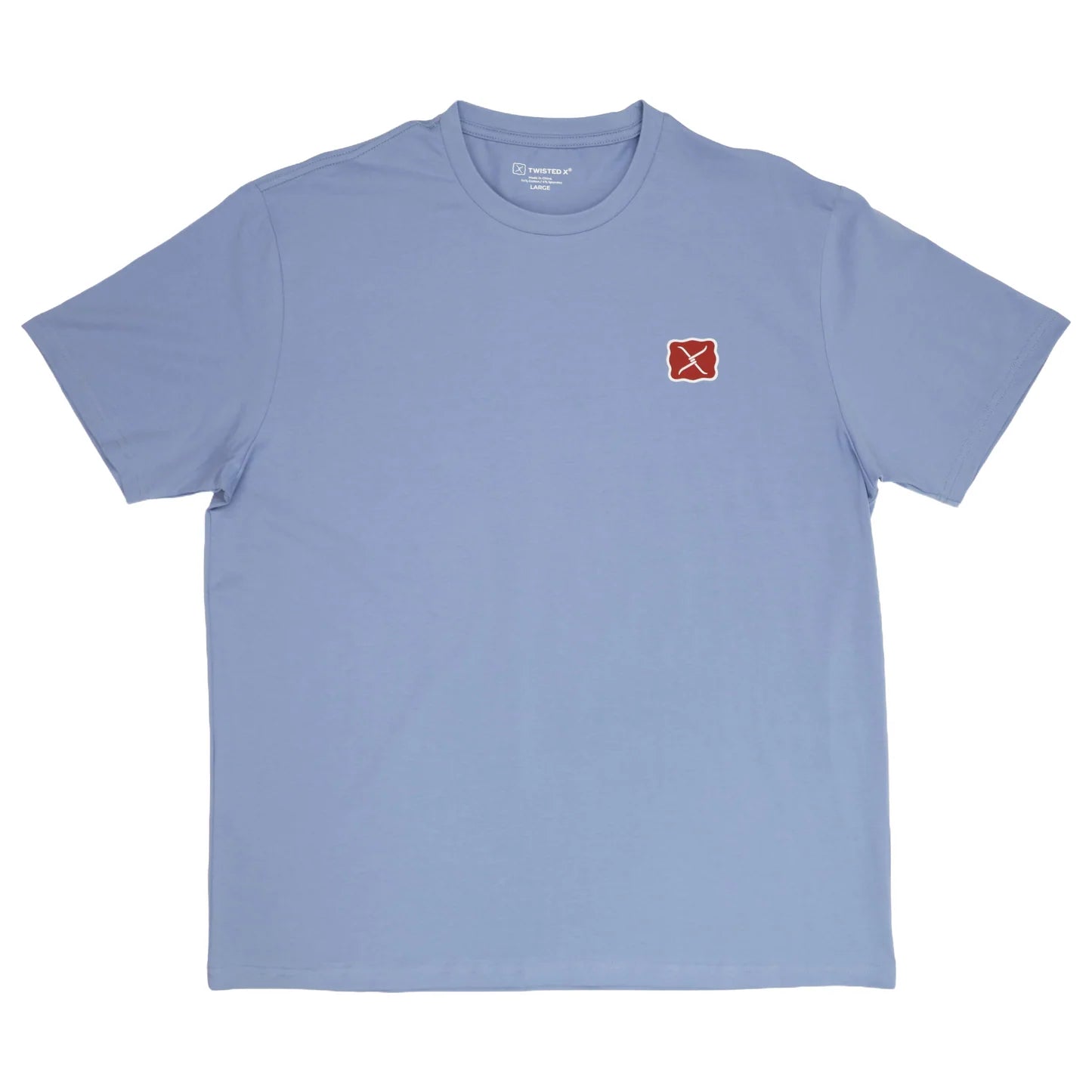 Twisted X Graphic Logo Slate Blue T-Shirt TSHIRT009
