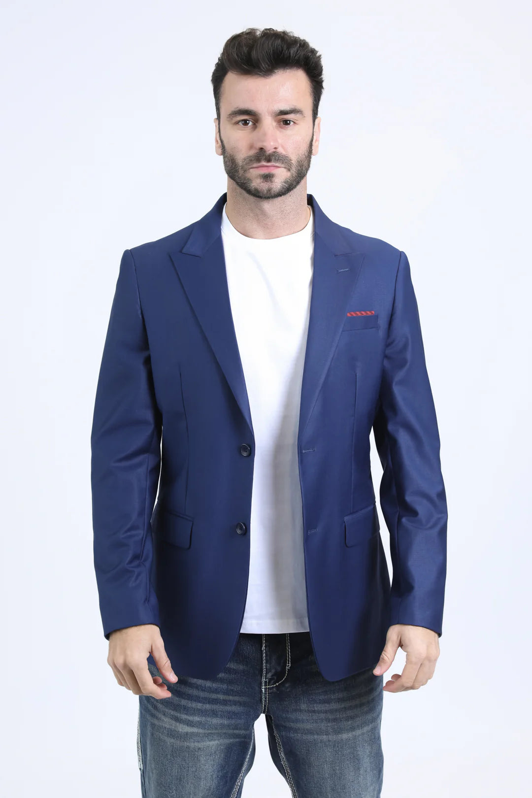 Platini Men’s Modern Fit Navy Blazer BLZ10807