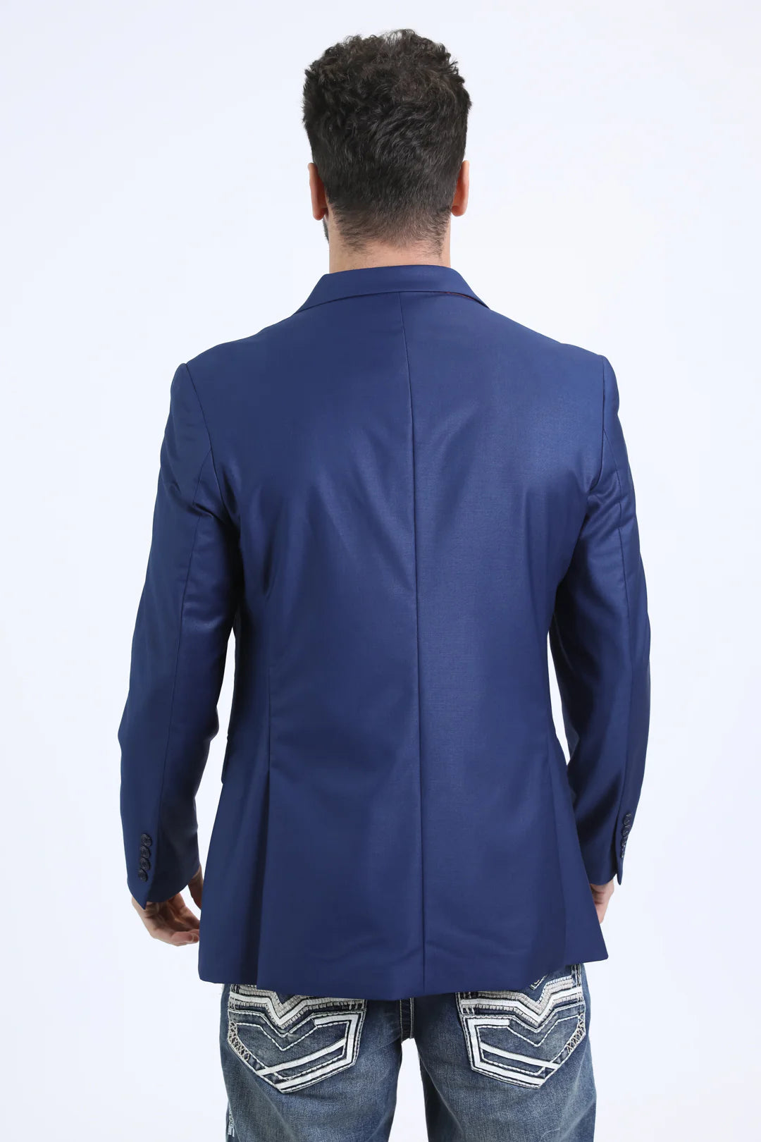 Platini Men’s Modern Fit Navy Blazer BLZ10807
