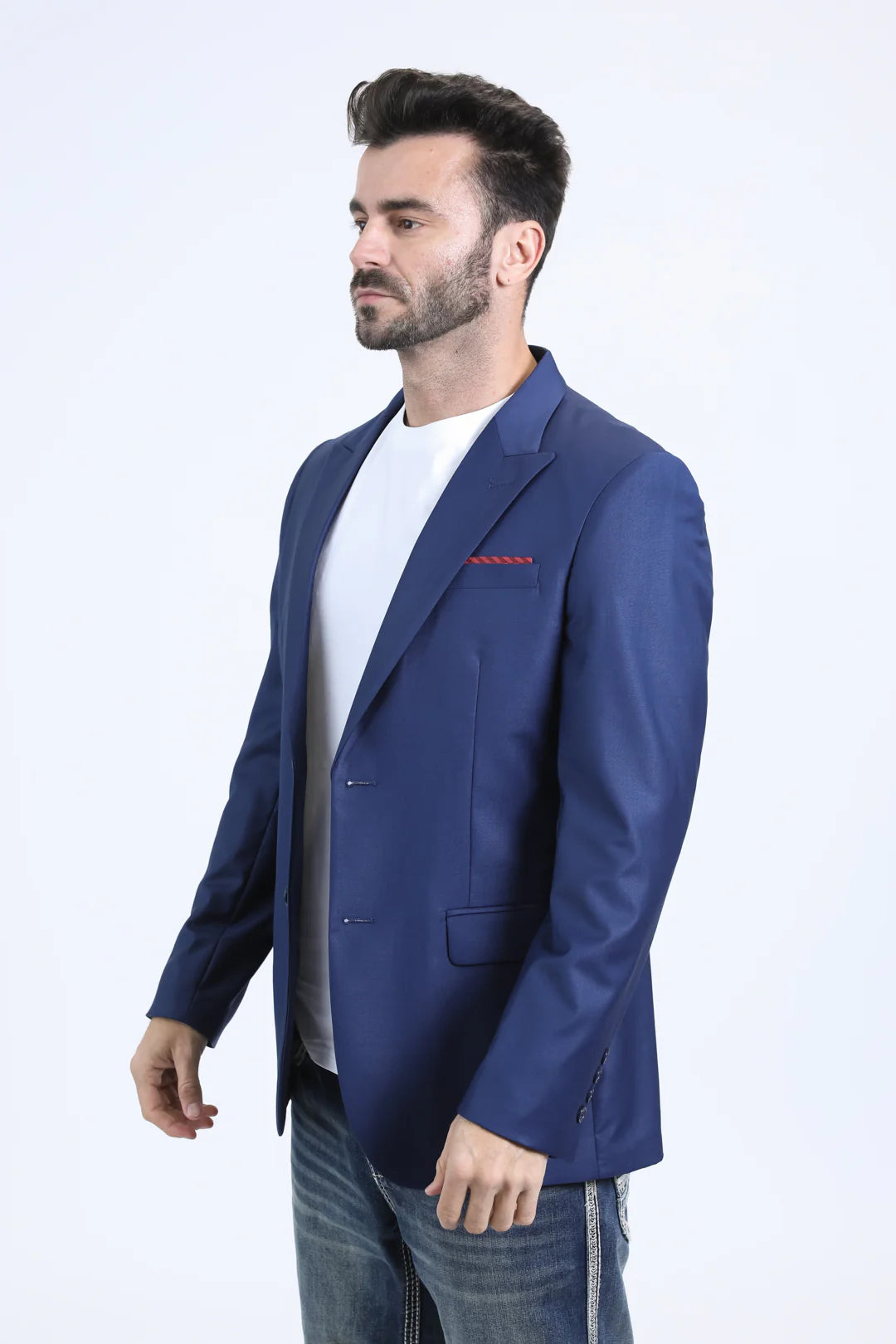Platini Men’s Modern Fit Navy Blazer BLZ10807
