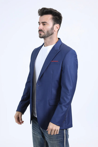 Platini Men’s Modern Fit Navy Blazer BLZ10807
