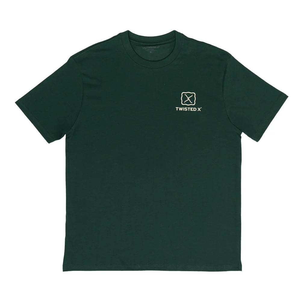 Twisted X Dark Green T-Shirt TSHIRT002