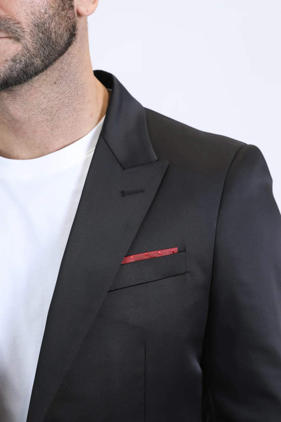 Platini Men’s Modern Fit Black Blazer BLZ10803