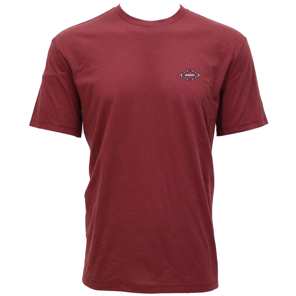 Hooey El Dorado Burgundy Men’s T-Shirt HT1887BU