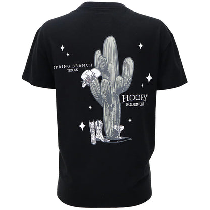 Hooey Ladies Social Club Black W/Grey Cactus T-Shirt HT1776BK