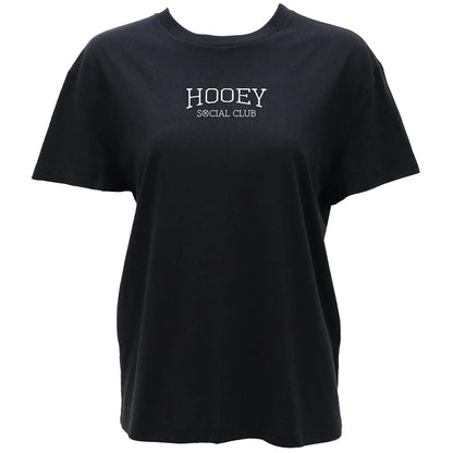 Hooey Ladies Social Club Black W/Grey Cactus T-Shirt HT1776BK
