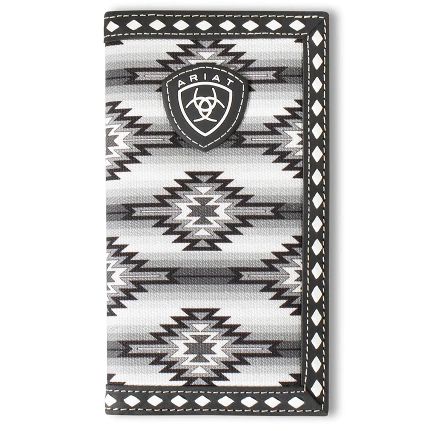 Ariat Diamond Southwest Fabric Rodeo Wallet