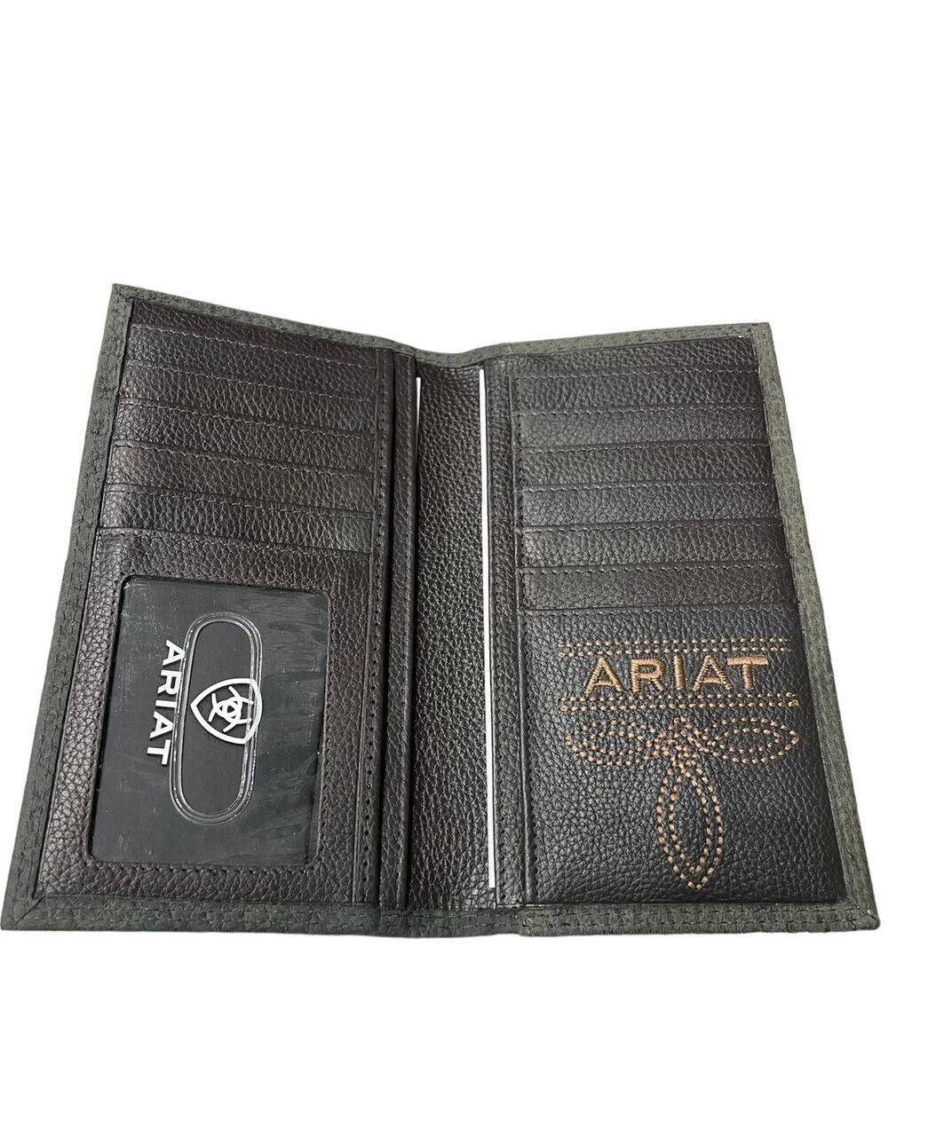 Ariat  Rodeo Wallet Bull Hide Black A3556201