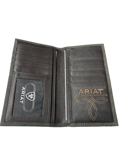Ariat  Rodeo Wallet Bull Hide Black A3556201