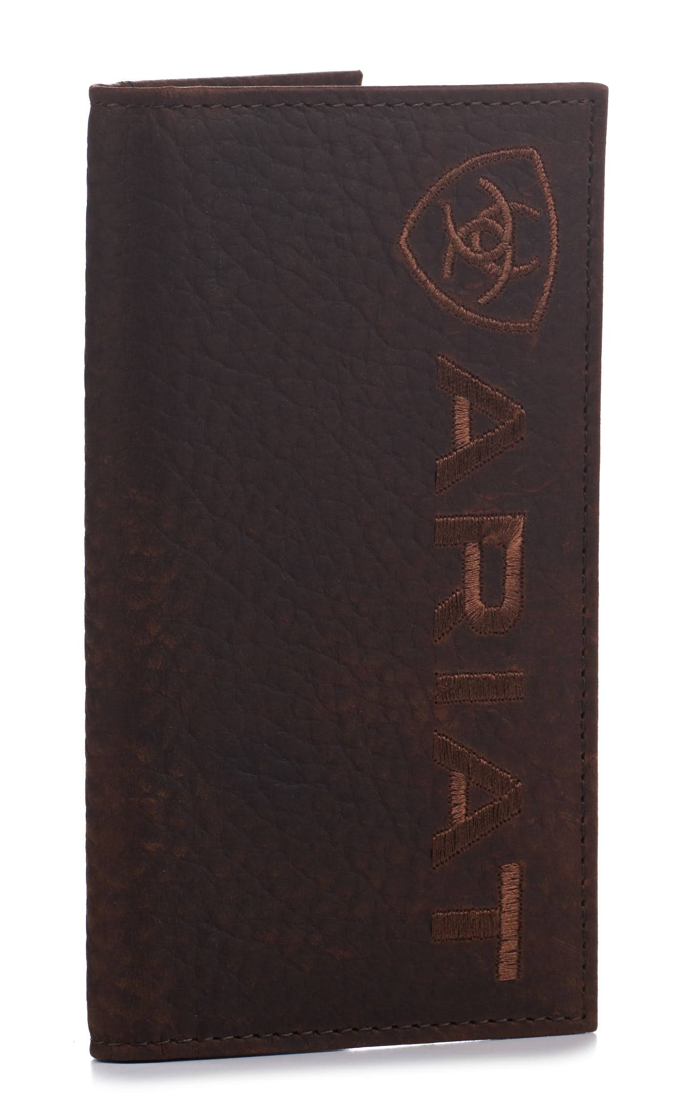 Ariat Brown Bull Hide Rodeo Wallet A3554302