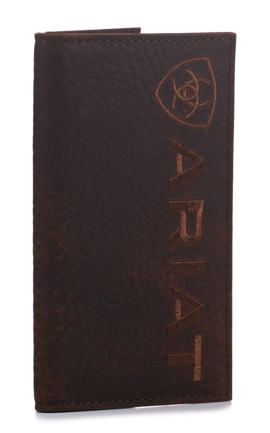 Ariat Brown Bull Hide Rodeo Wallet A3554302
