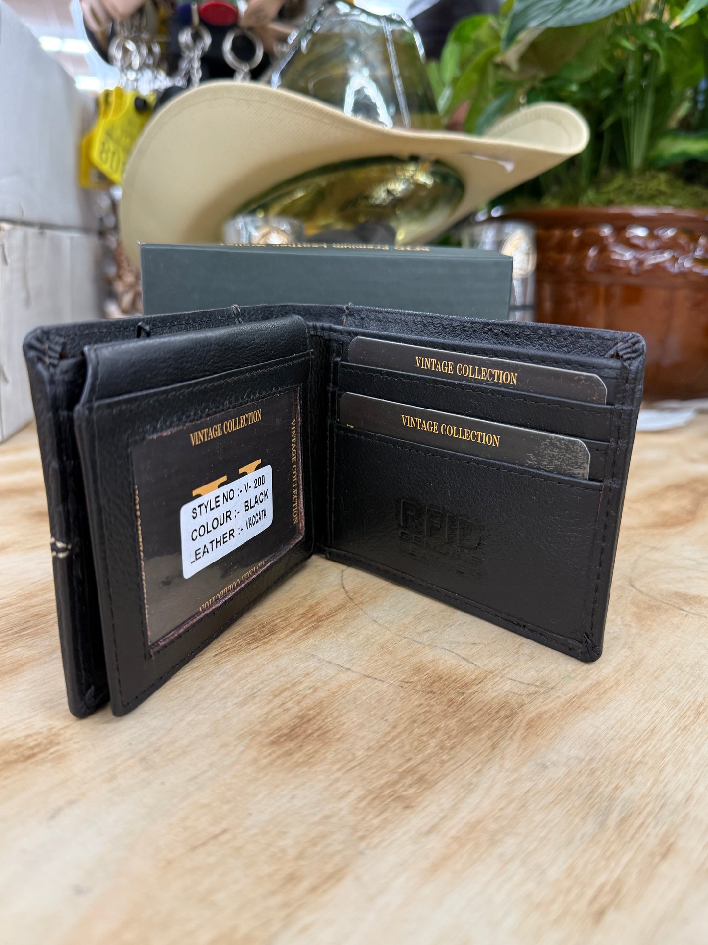 Vintage Collection Black Men’s Wallet