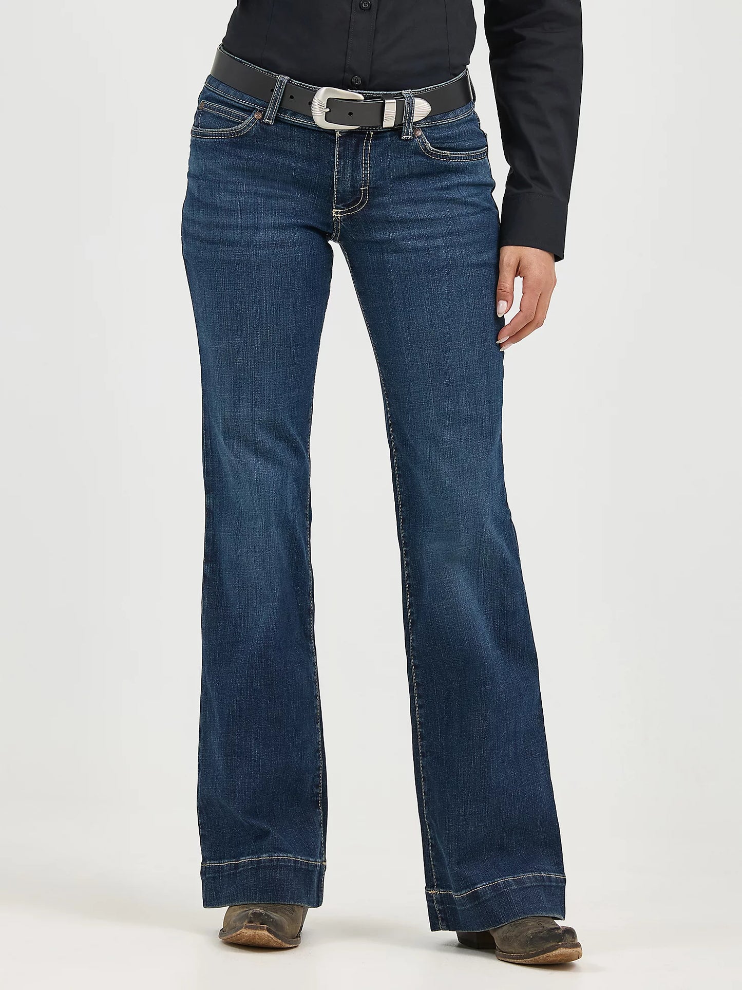 Wrangler Women’s Retro Mae Wide Leg Trouser Jean