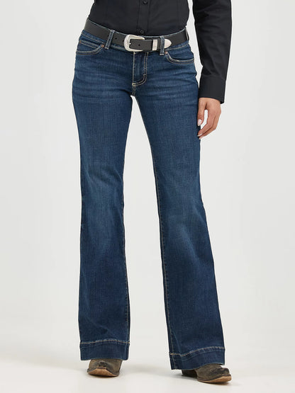 Wrangler Women’s Retro Mae Wide Leg Trouser Jean