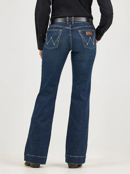 Wrangler Women’s Retro Mae Wide Leg Trouser Jean