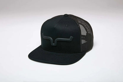 Kimes Ranch Black Super Charged Trucker Hat