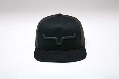 Kimes Ranch Black Super Charged Trucker Hat