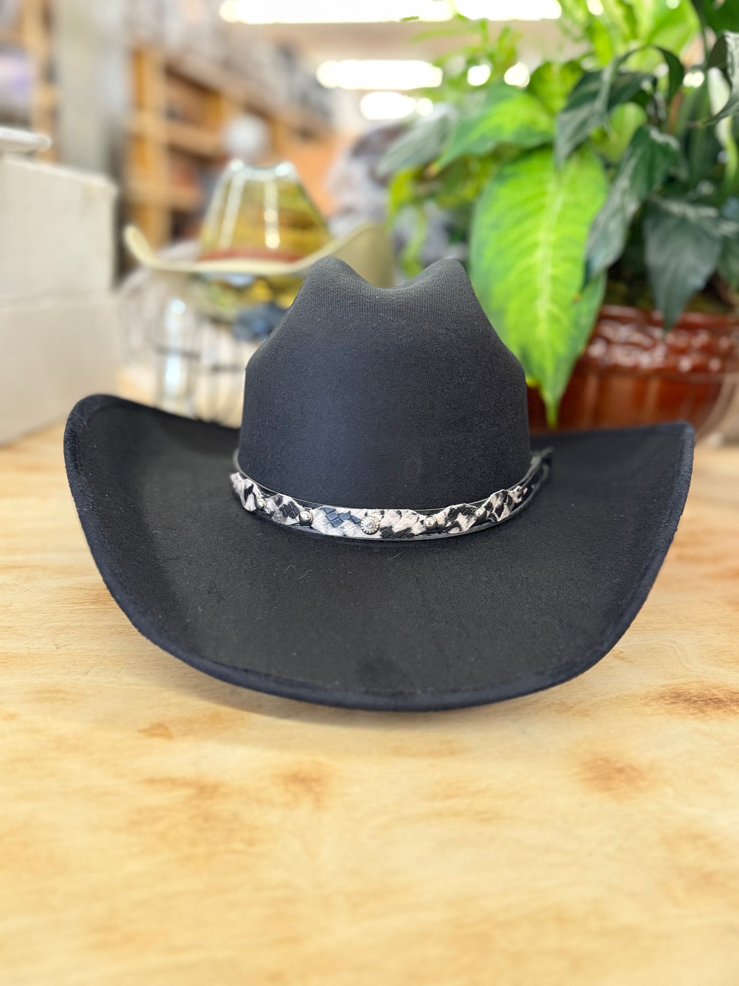 Men’s Black Felt Hat