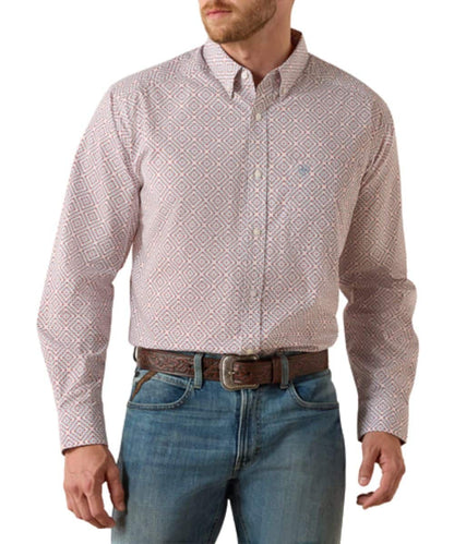Ariat Men's Tiernan LS Shirt With Geo Print 10071609