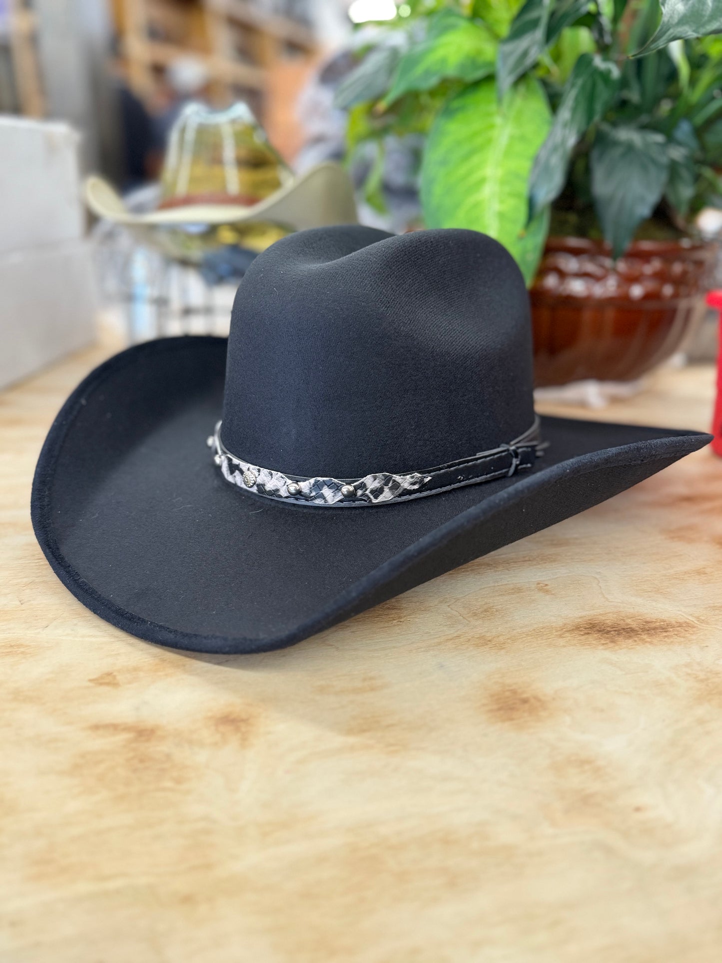 Men’s Black Felt Hat