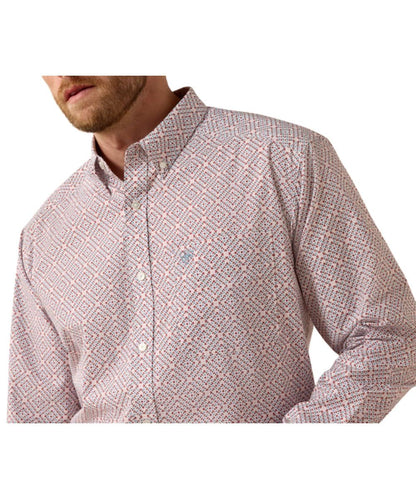 Ariat Men's Tiernan LS Shirt With Geo Print 10071609