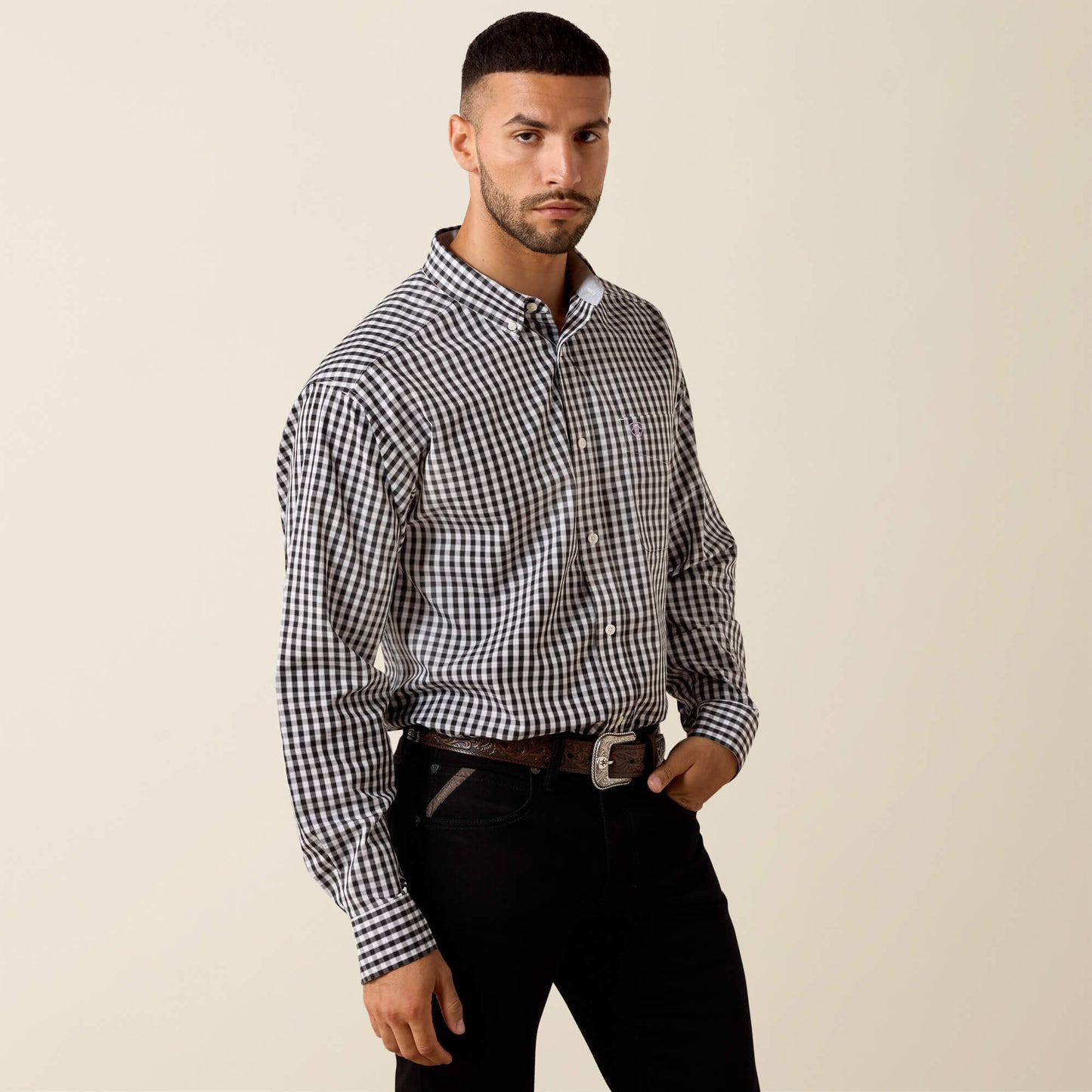 Ariat Men’s Wrinkle Free Langston Classic Fit Shirt 10071755