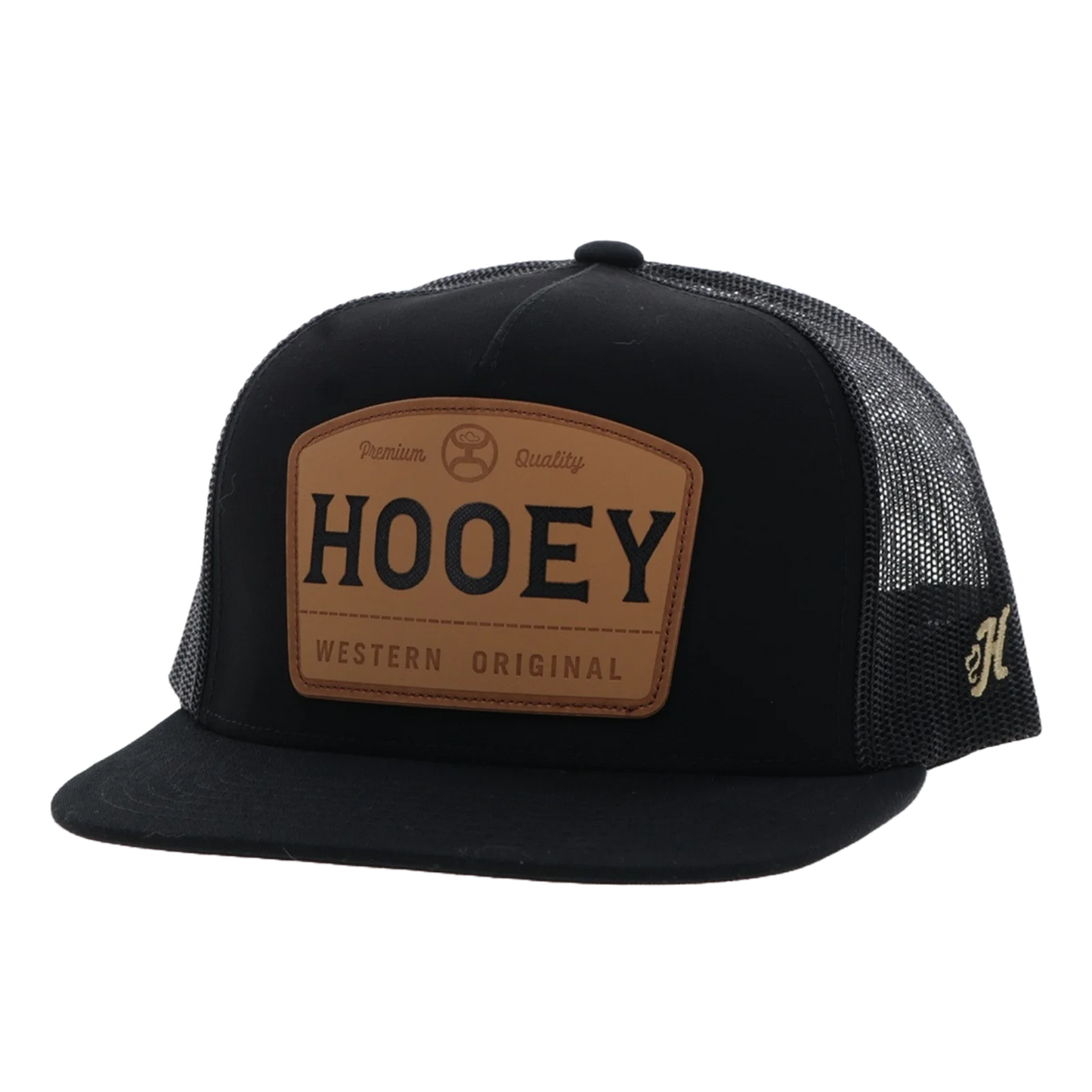 Hooey Trip 6 Panel Black SnapBack Hat