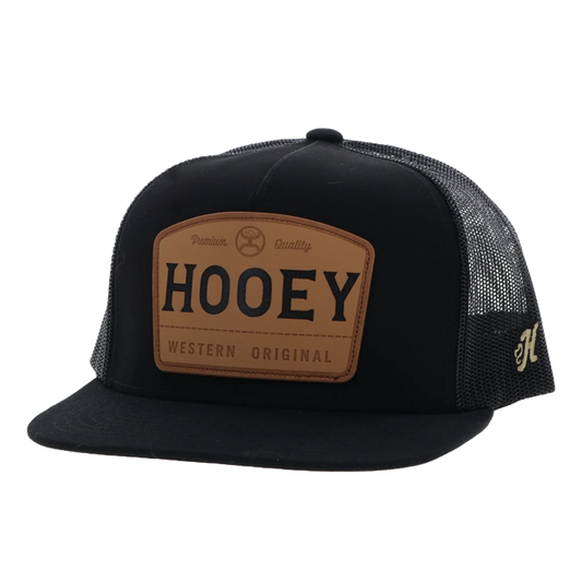 Hooey Trip 6 Panel Black SnapBack Hat