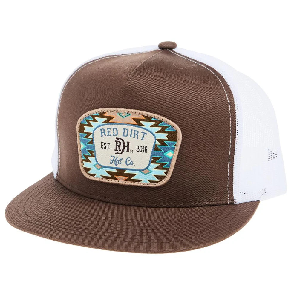 Red Dirt Hat Company Brown White Aztec Jango Cap