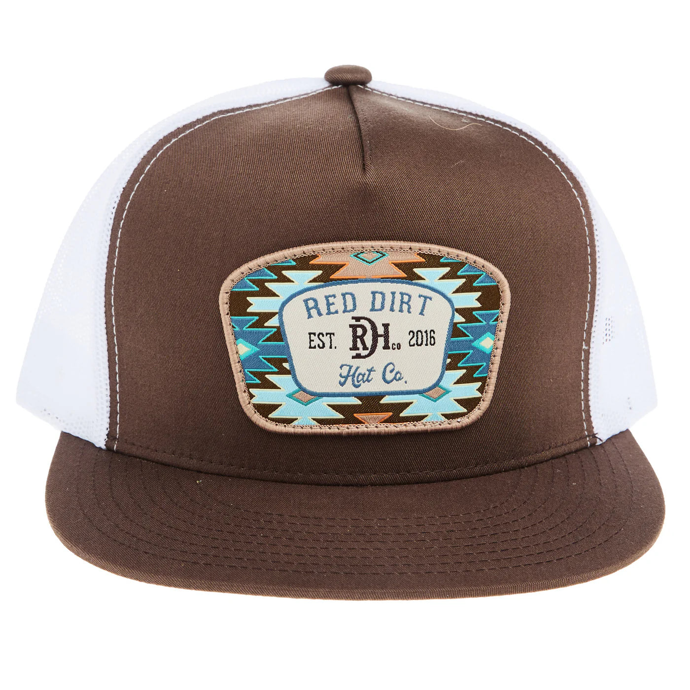 Red Dirt Hat Company Brown White Aztec Jango Cap