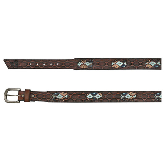 Red Dirt Hat Co. Men's Southwest Buffalo Inlay Belt 22227be7