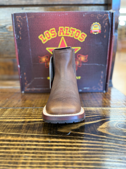 Los Altos Boots Ankle Boot Men’s Wide Square Toe Rage Walnut 82TBM9940