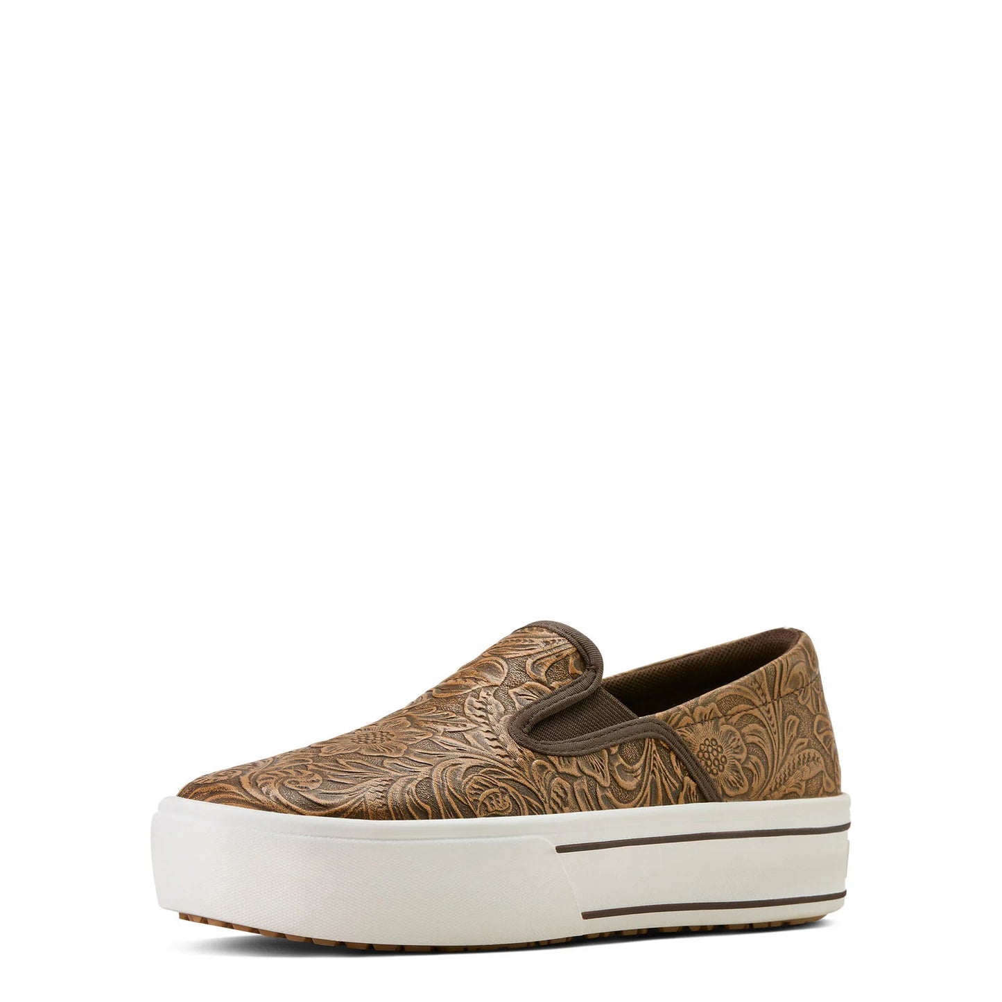Ariat Women’s Skylar Slip On Brown Floral Embossed 10074362