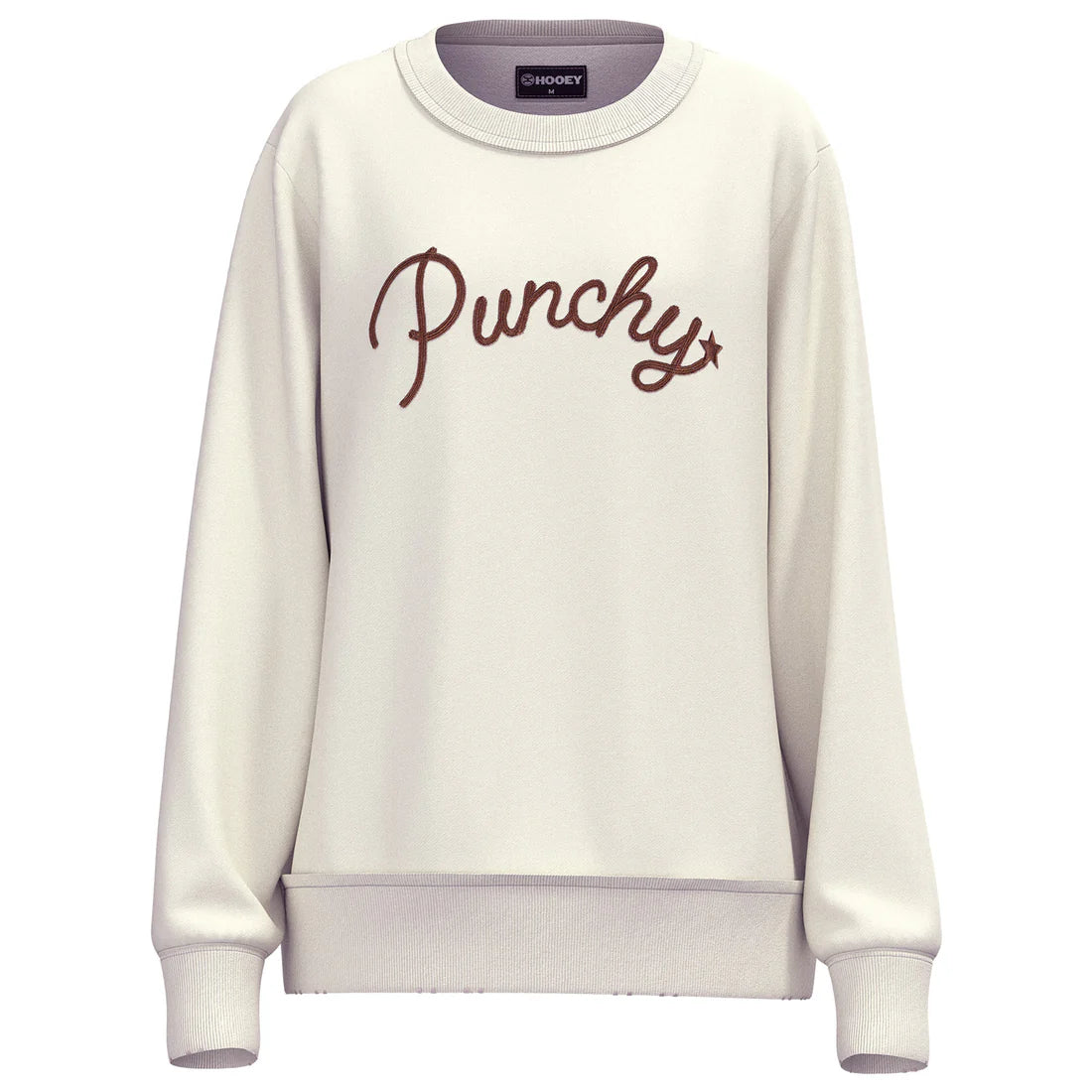Hooey Ladies Stallion Crew Cream Punchy Crewneck Pullover PH1327CR
