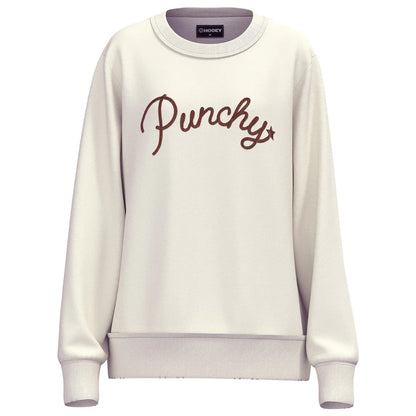 Hooey Ladies Stallion Crew Cream Punchy Crewneck Pullover PH1327CR
